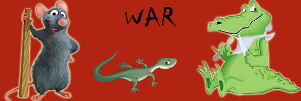 War of The Cicak, Buaya, dan Tikus